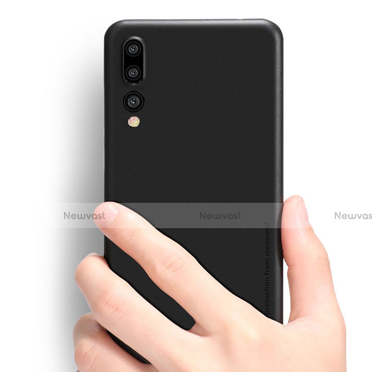 Silicone Candy Rubber TPU Soft Case for Huawei P20 Pro Black