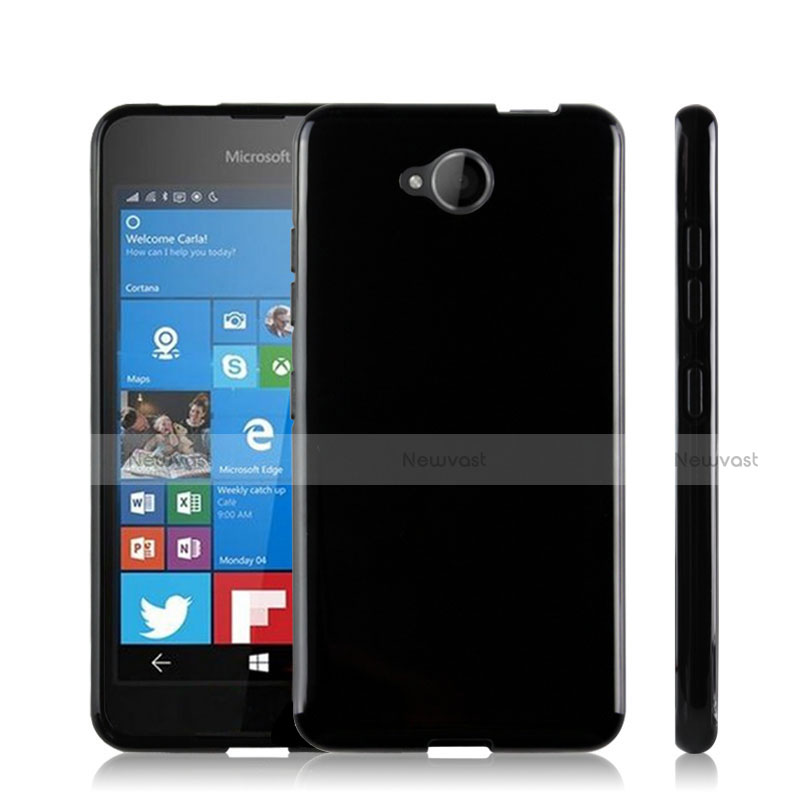 Silicone Candy Rubber TPU Soft Case for Microsoft Lumia 650 Black