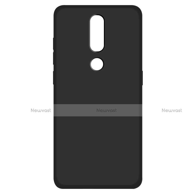 Silicone Candy Rubber TPU Soft Case for Nokia X5 Black