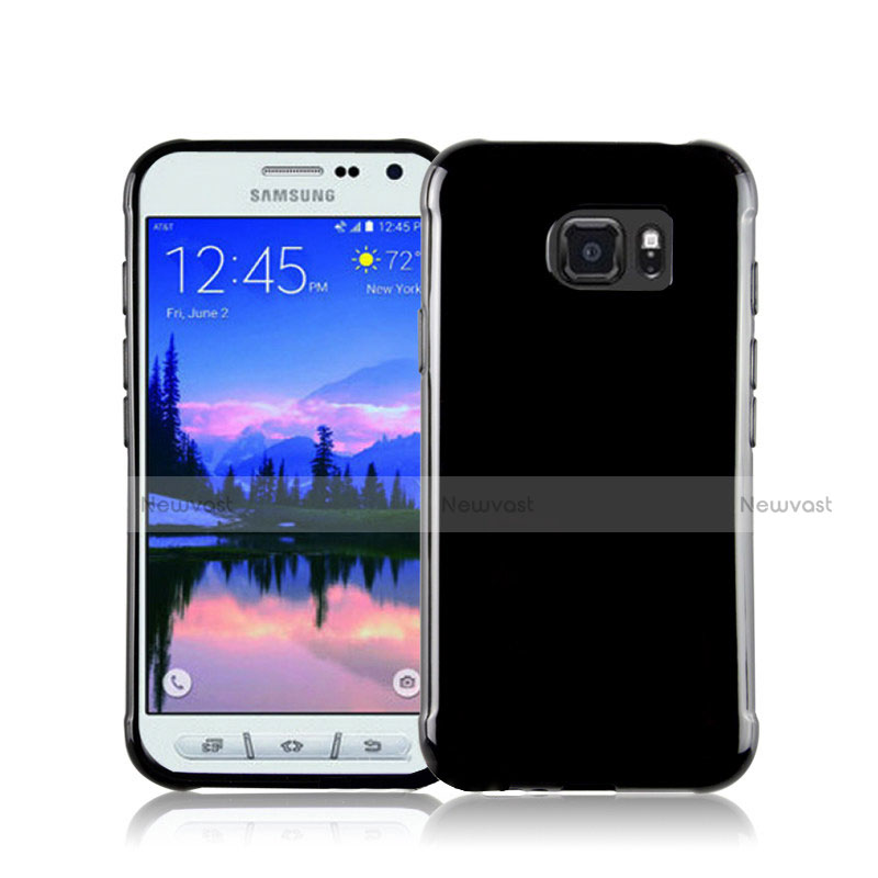 Silicone Candy Rubber TPU Soft Case for Samsung Galaxy S7 Active G891A Black