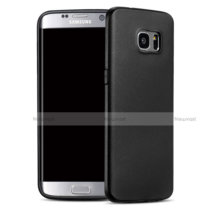 Silicone Candy Rubber TPU Soft Case for Samsung Galaxy S7 Edge G935F Black