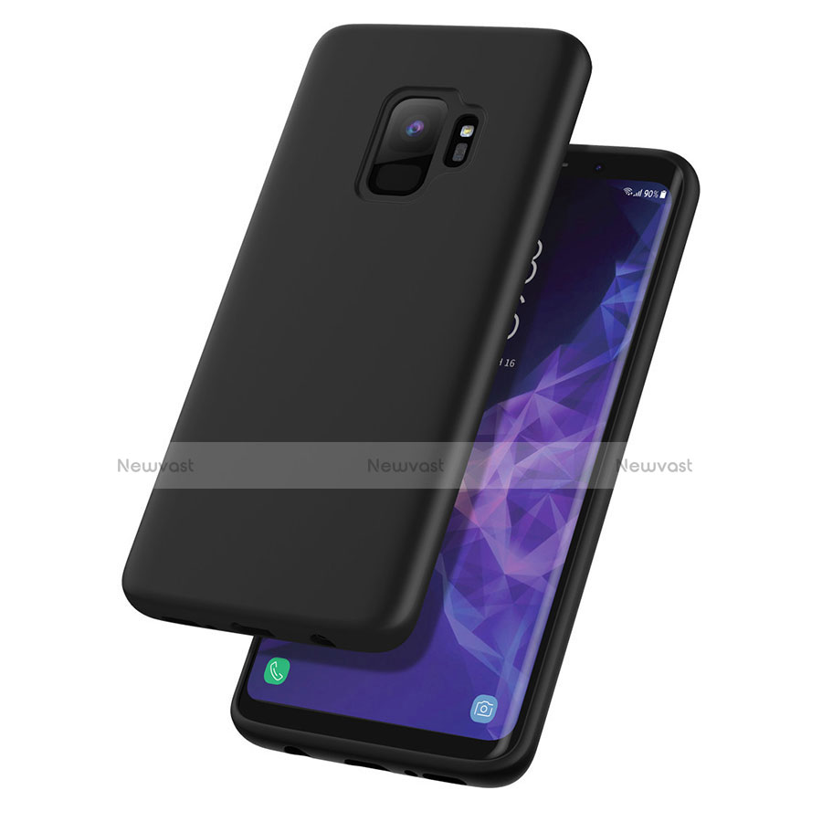 Silicone Candy Rubber TPU Soft Case for Samsung Galaxy S9 Black