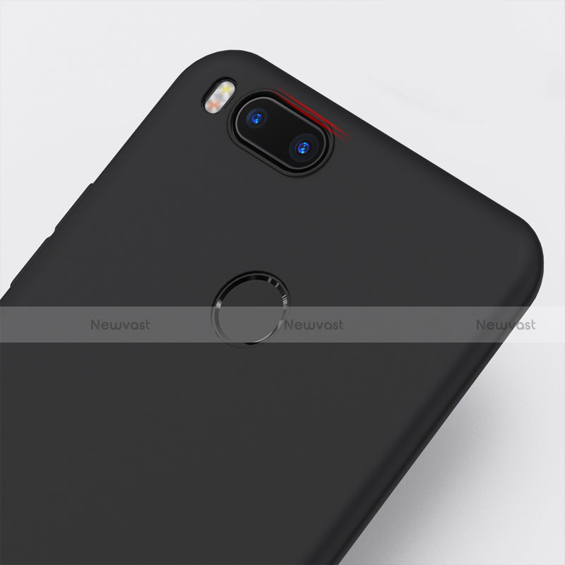 Silicone Candy Rubber TPU Soft Case for Xiaomi Mi A1 Black