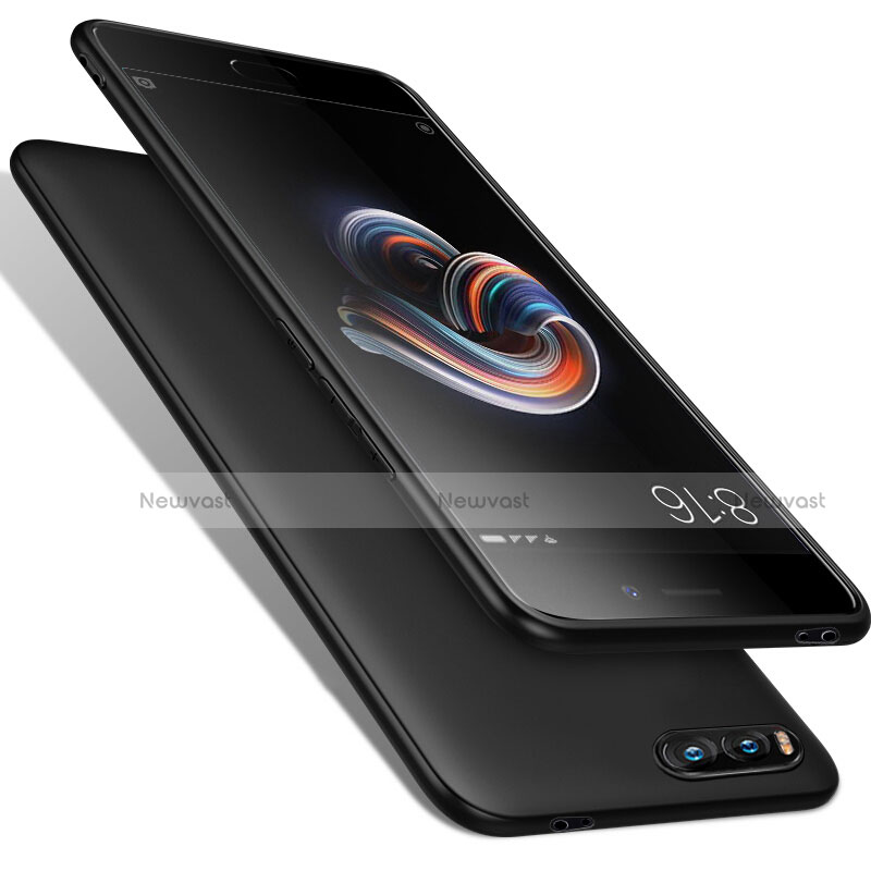 Silicone Candy Rubber TPU Soft Case for Xiaomi Mi Note 3 Black