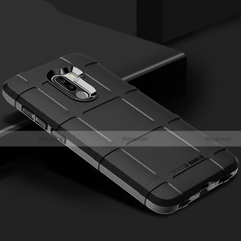 Silicone Candy Rubber TPU Soft Case for Xiaomi Pocophone F1 Black