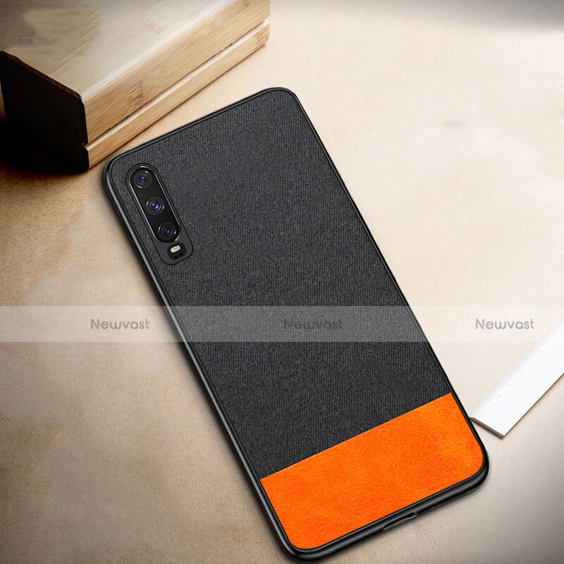 Silicone Candy Rubber TPU Twill Soft Case B03 for Huawei P30 Mixed