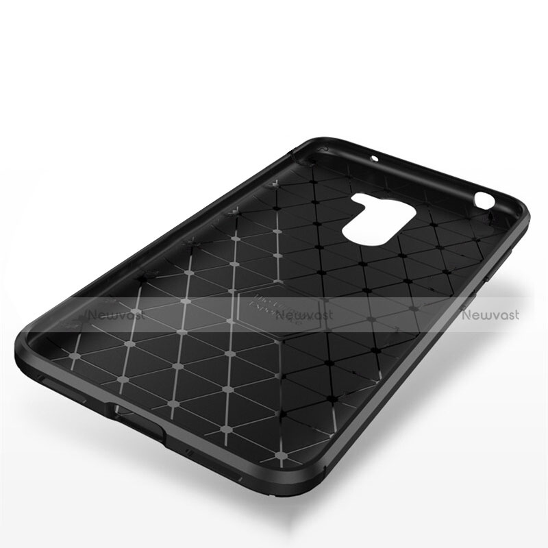 Silicone Candy Rubber TPU Twill Soft Case B03 for Xiaomi Pocophone F1 Black