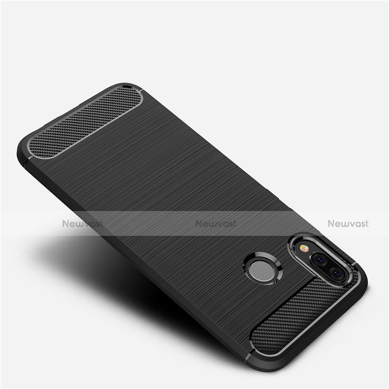 Silicone Candy Rubber TPU Twill Soft Case Cover for Huawei P Smart+ Plus