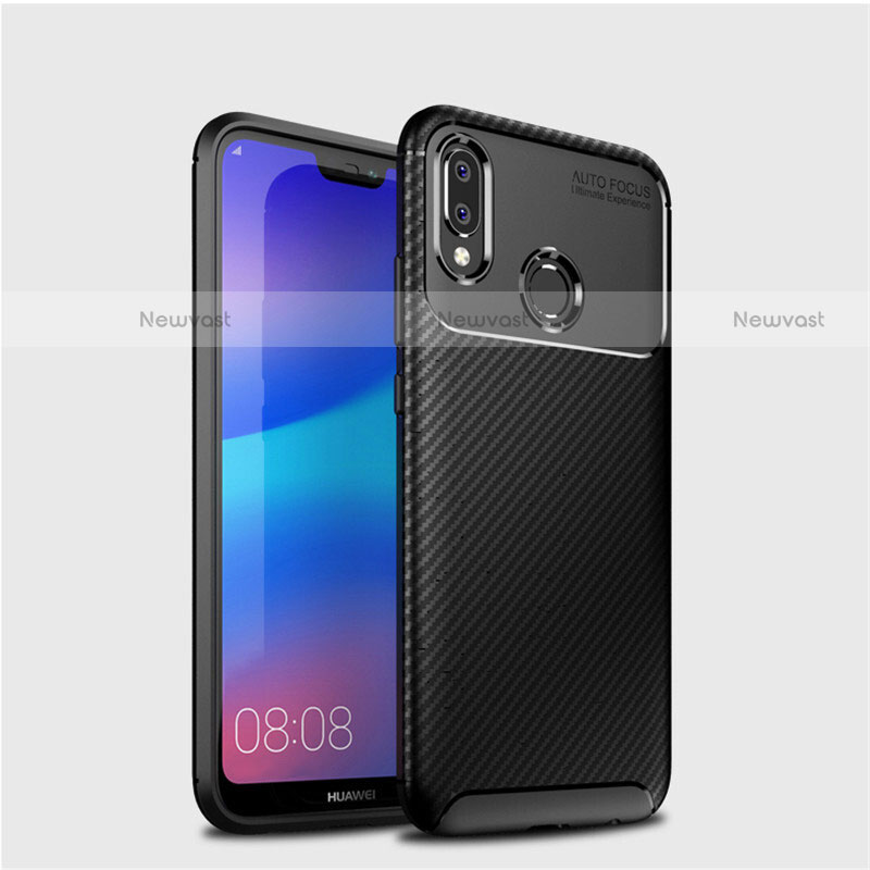 Silicone Candy Rubber TPU Twill Soft Case Cover for Huawei P20 Lite