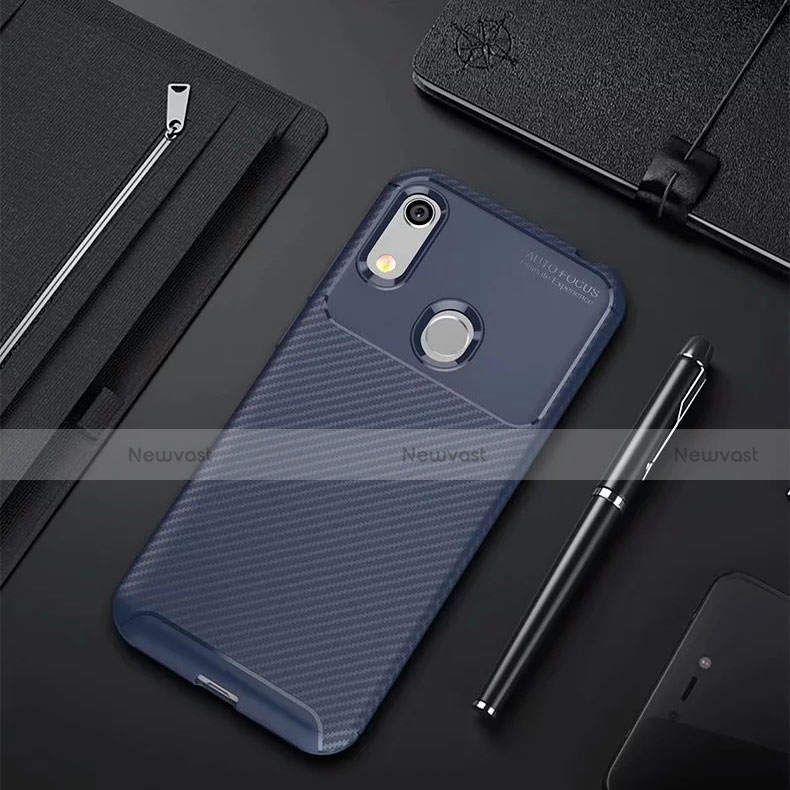 Silicone Candy Rubber TPU Twill Soft Case Cover for Huawei Y6 (2019)