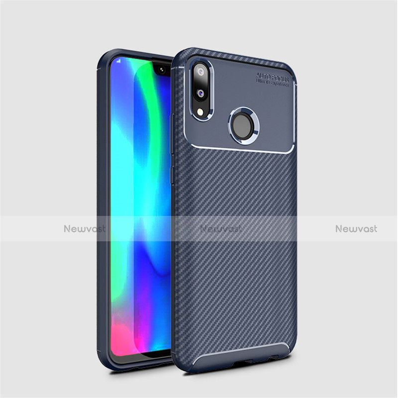 Silicone Candy Rubber TPU Twill Soft Case Cover for Huawei Y7 (2019)