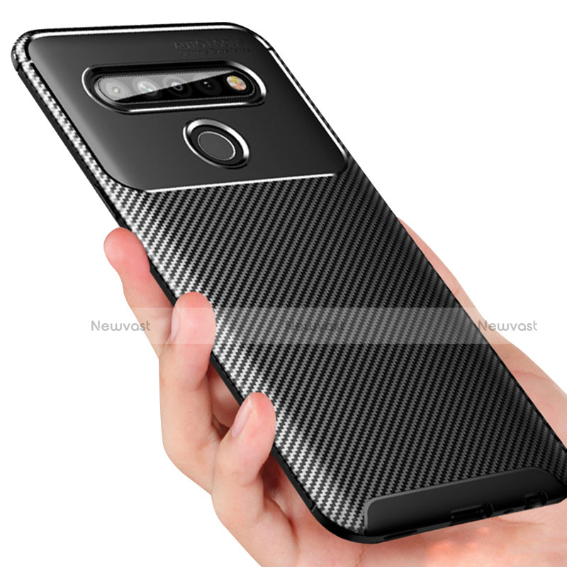Silicone Candy Rubber TPU Twill Soft Case Cover for LG K61