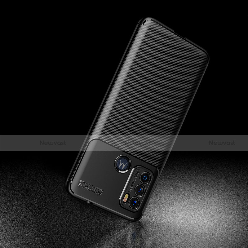 Silicone Candy Rubber TPU Twill Soft Case Cover for Motorola Moto G60