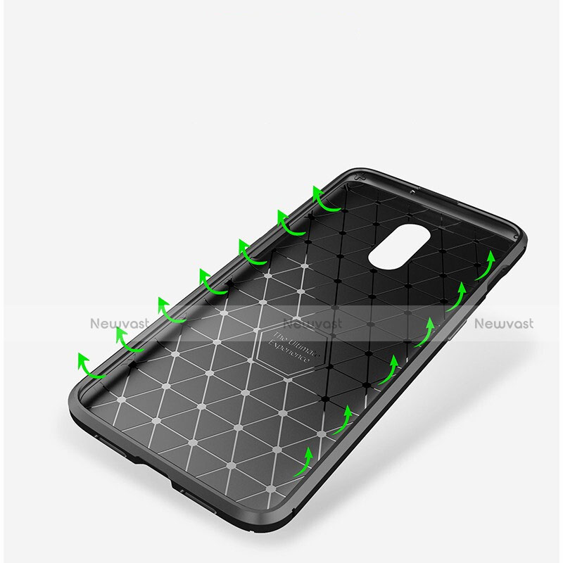 Silicone Candy Rubber TPU Twill Soft Case Cover for OnePlus 7