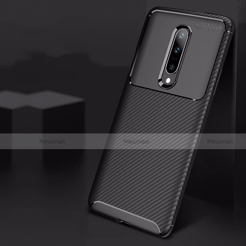 Silicone Candy Rubber TPU Twill Soft Case Cover for OnePlus 7 Pro