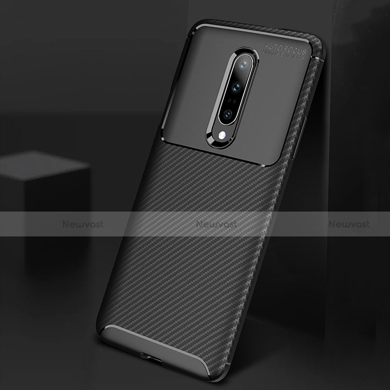 Silicone Candy Rubber TPU Twill Soft Case Cover for OnePlus 8