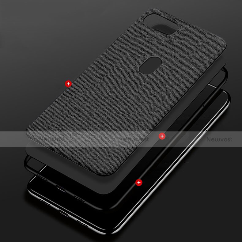 Silicone Candy Rubber TPU Twill Soft Case Cover for Oppo A7