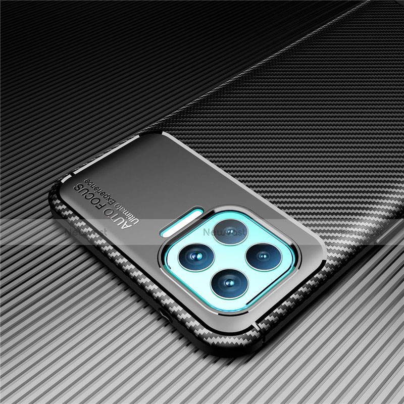 Silicone Candy Rubber TPU Twill Soft Case Cover for Oppo F17 Pro