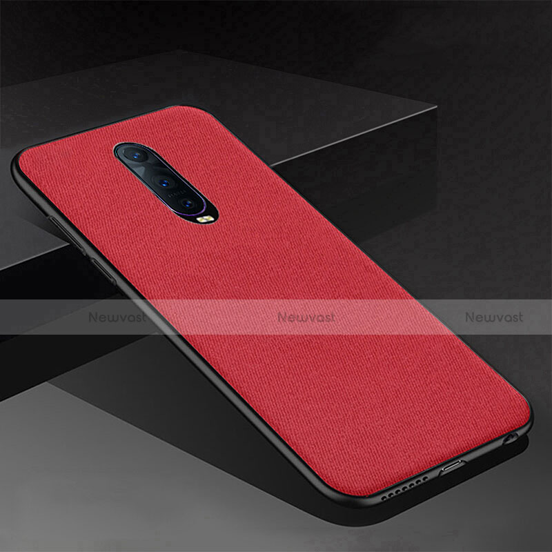 Silicone Candy Rubber TPU Twill Soft Case Cover for Oppo R17 Pro