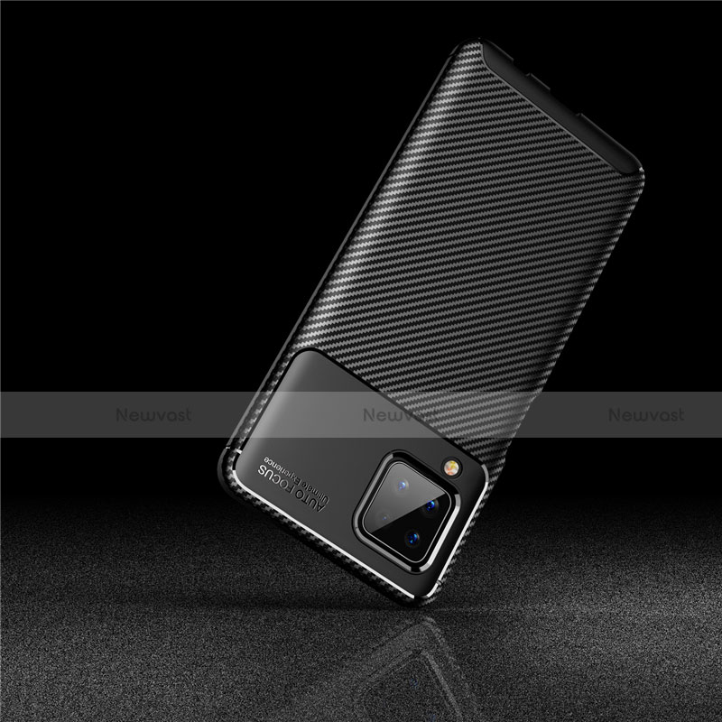 Silicone Candy Rubber TPU Twill Soft Case Cover for Samsung Galaxy A12