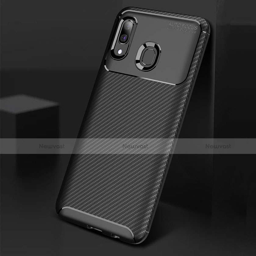 Silicone Candy Rubber TPU Twill Soft Case Cover for Samsung Galaxy A30