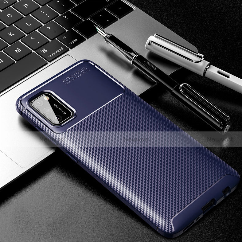 Silicone Candy Rubber TPU Twill Soft Case Cover for Samsung Galaxy A41