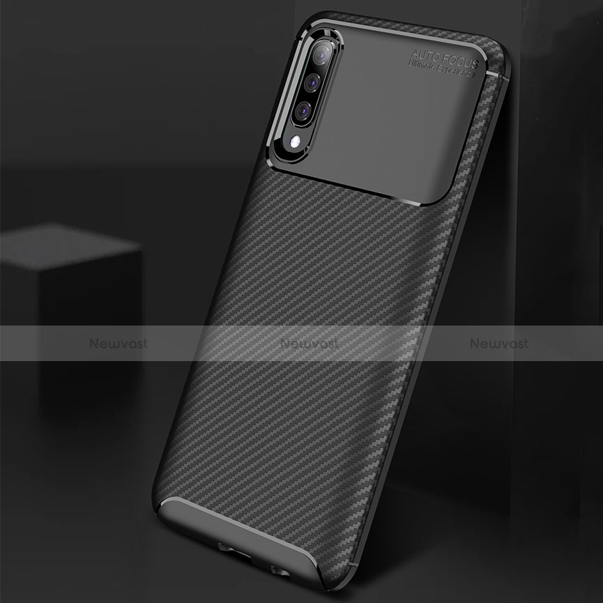 Silicone Candy Rubber TPU Twill Soft Case Cover for Samsung Galaxy A70