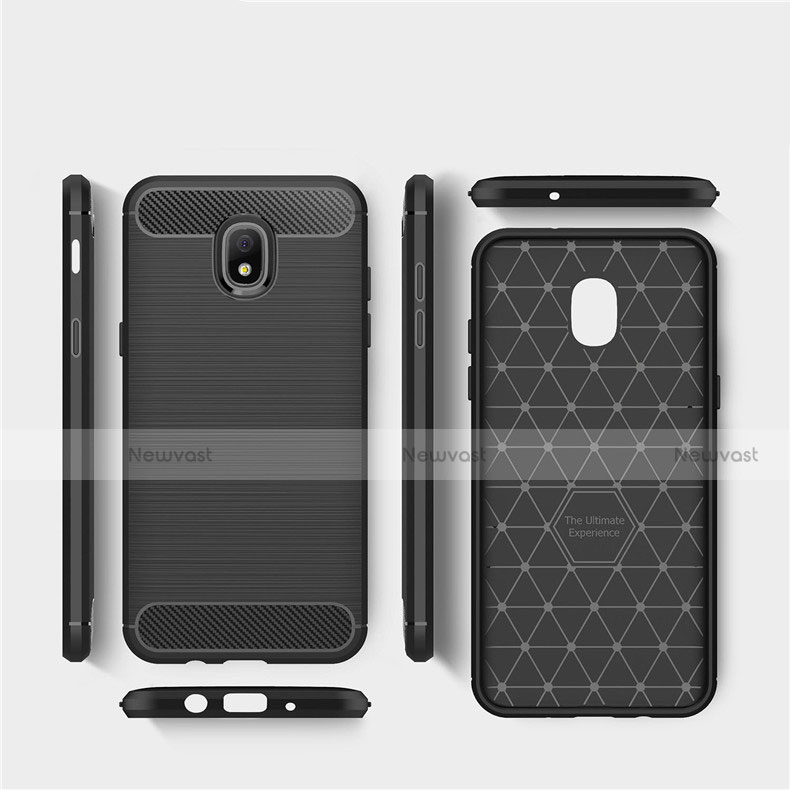 Silicone Candy Rubber TPU Twill Soft Case Cover for Samsung Galaxy Amp Prime 3