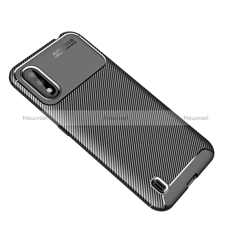 Silicone Candy Rubber TPU Twill Soft Case Cover for Samsung Galaxy M01