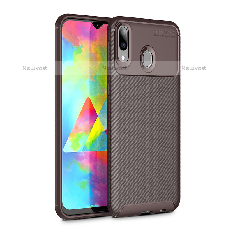 Silicone Candy Rubber TPU Twill Soft Case Cover for Samsung Galaxy M20