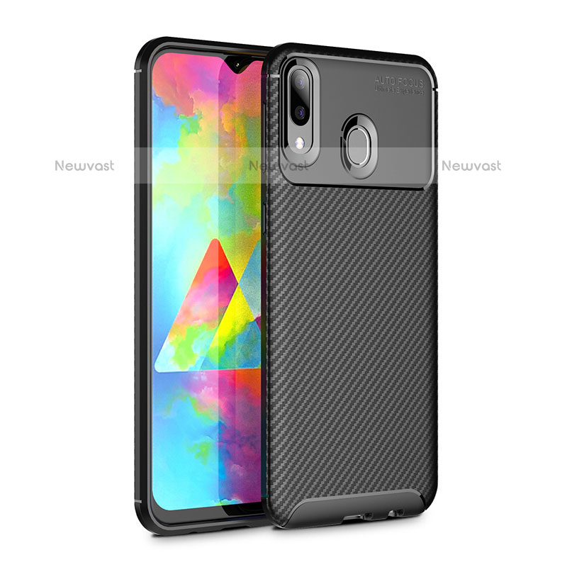 Silicone Candy Rubber TPU Twill Soft Case Cover for Samsung Galaxy M20
