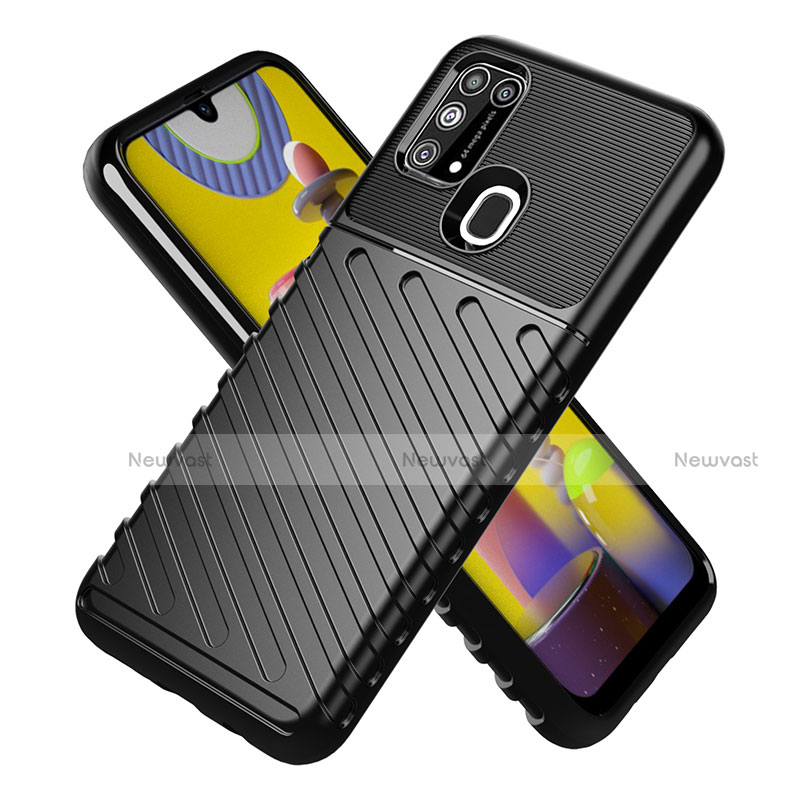 Silicone Candy Rubber TPU Twill Soft Case Cover for Samsung Galaxy M31