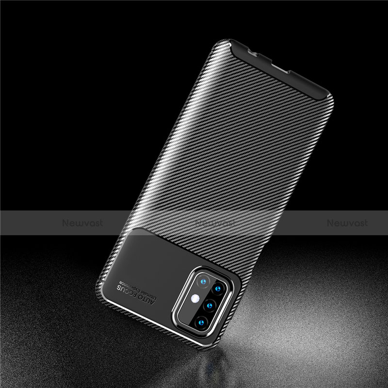 Silicone Candy Rubber TPU Twill Soft Case Cover for Samsung Galaxy M31s