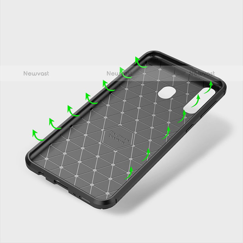 Silicone Candy Rubber TPU Twill Soft Case Cover for Samsung Galaxy M40