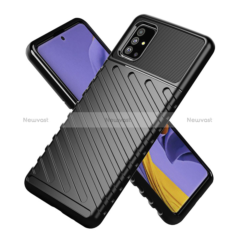 Silicone Candy Rubber TPU Twill Soft Case Cover for Samsung Galaxy M40S