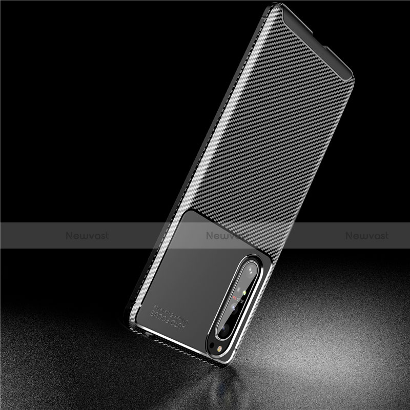 Silicone Candy Rubber TPU Twill Soft Case Cover for Sony Xperia 1 II