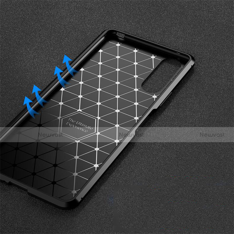 Silicone Candy Rubber TPU Twill Soft Case Cover for Sony Xperia 10 II