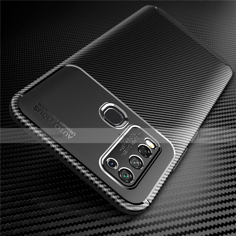Silicone Candy Rubber TPU Twill Soft Case Cover for Vivo Y50