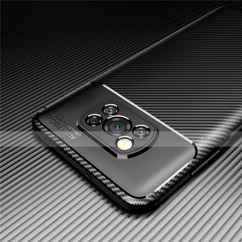 Silicone Candy Rubber TPU Twill Soft Case Cover for Xiaomi Poco X3 NFC