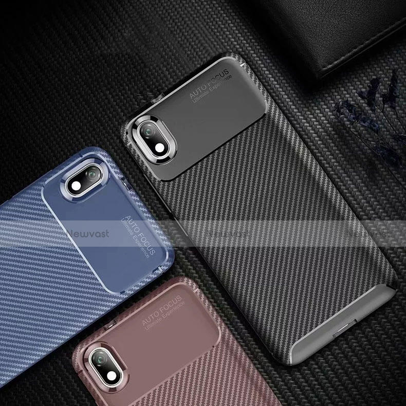 Silicone Candy Rubber TPU Twill Soft Case Cover for Xiaomi Redmi 7A