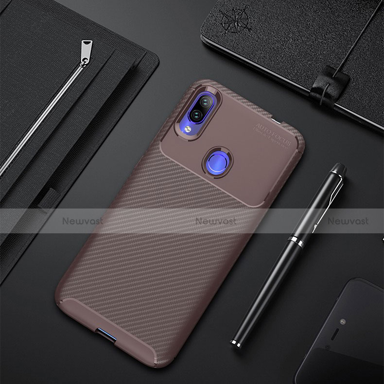 Silicone Candy Rubber TPU Twill Soft Case Cover for Xiaomi Redmi Note 7 Pro