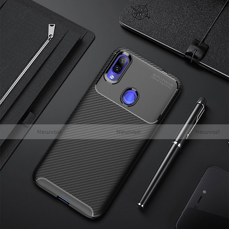 Silicone Candy Rubber TPU Twill Soft Case Cover for Xiaomi Redmi Note 7 Pro