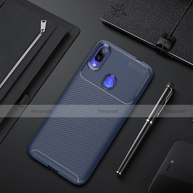 Silicone Candy Rubber TPU Twill Soft Case Cover for Xiaomi Redmi Note 7 Pro