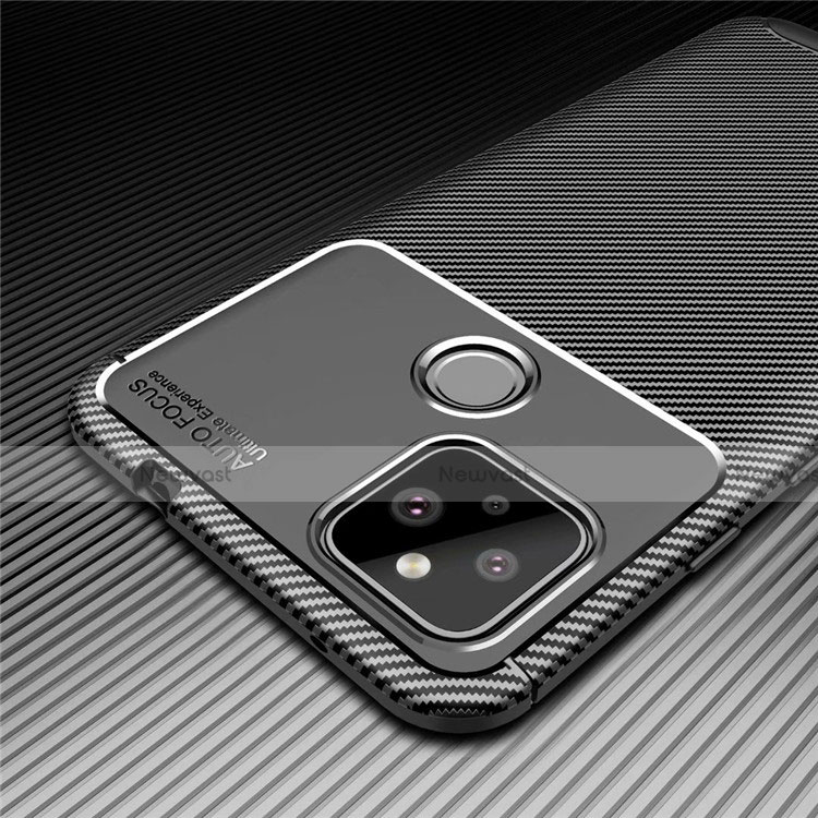 Silicone Candy Rubber TPU Twill Soft Case Cover S01 for Google Pixel 5