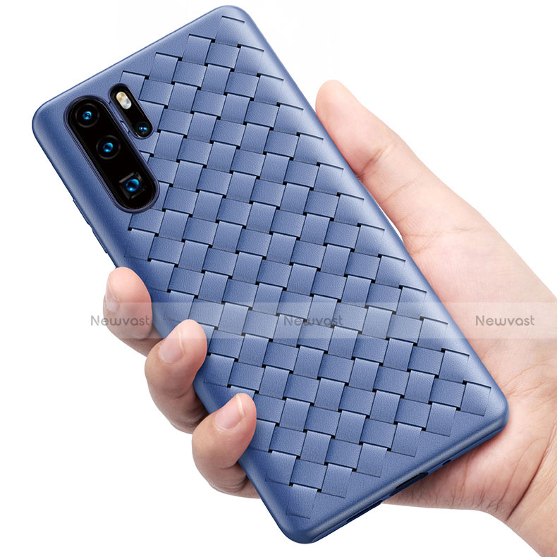 Silicone Candy Rubber TPU Twill Soft Case Cover S01 for Huawei P30 Pro