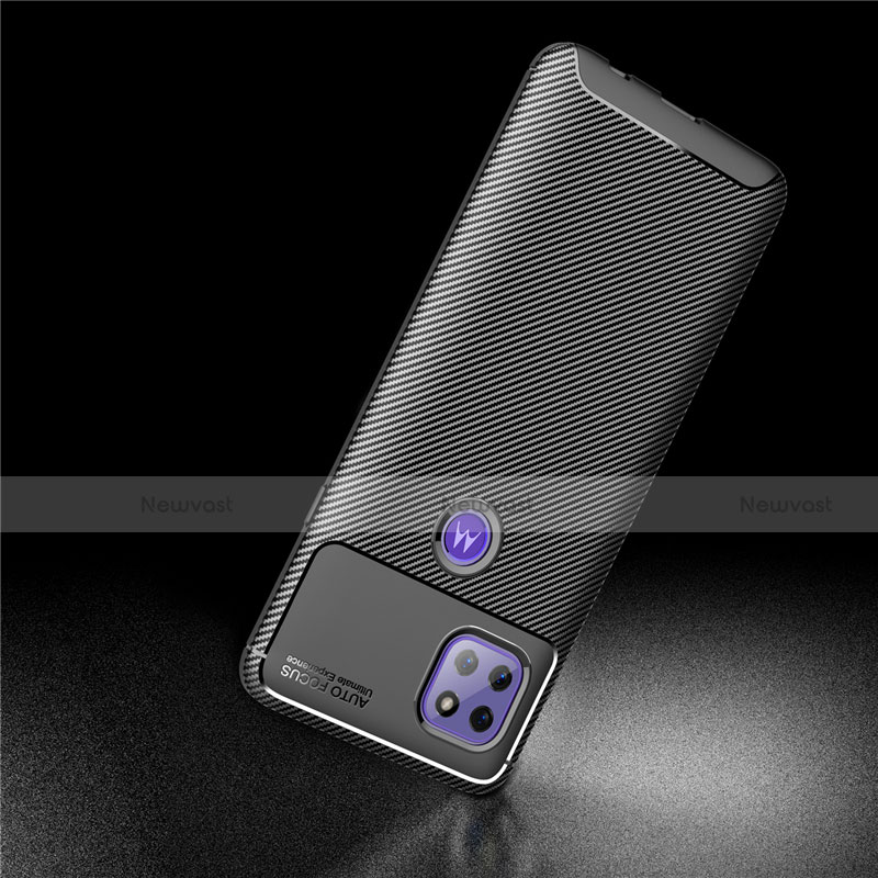 Silicone Candy Rubber TPU Twill Soft Case Cover S01 for Motorola Moto G 5G