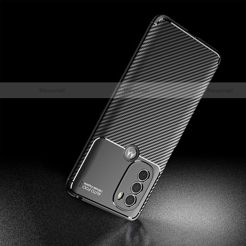 Silicone Candy Rubber TPU Twill Soft Case Cover S01 for Motorola Moto G31