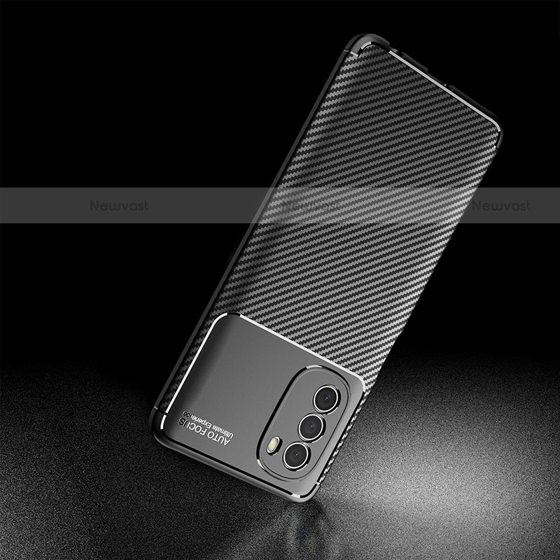 Silicone Candy Rubber TPU Twill Soft Case Cover S01 for Motorola Moto G51 5G