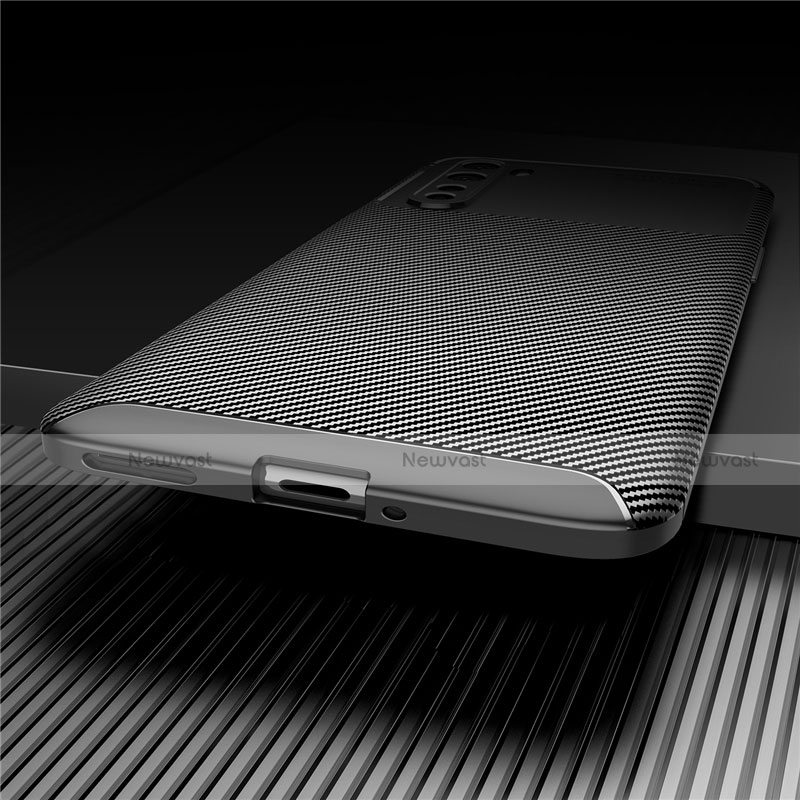 Silicone Candy Rubber TPU Twill Soft Case Cover S01 for OnePlus Nord