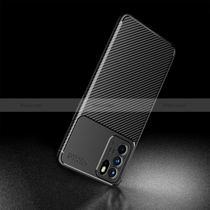 Silicone Candy Rubber TPU Twill Soft Case Cover S01 for Oppo Reno6 5G